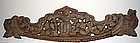 Antique Thai Stylized Teak Woodcarving, 19th Century