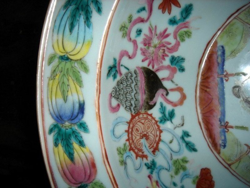 FAMILLE ROSE Polychrome Porcelain Basin, China