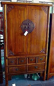 Chinese Camphor Cabinet made with inward sliding doors