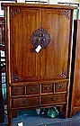 Chinese Camphor Cabinet made with inward sliding doors