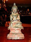 18th Century Buddha, Bronze, Shan State, Burma