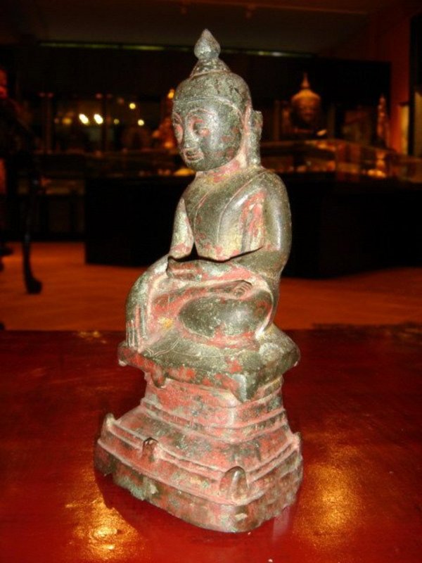 18th Century Buddha, Bronze, Shan State, Burma