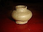 SONG Miniature Celadon Vase, Pre 1492,  China