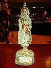 Bronze Shan State Buddha contemplating the Bodhi Tree