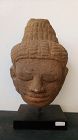 Angkor-Bayon-Khmer Sandstone Head