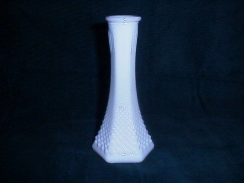 E. O. Brody milkglass vase