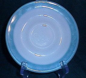 Pyrex Turquoise Band Saucer
