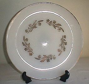 Federal Glass Gold Deco Serving Plate