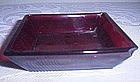 Ruby Glass Dish