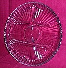 Indiana Glass Crystal Happenings 10" Relish Tray