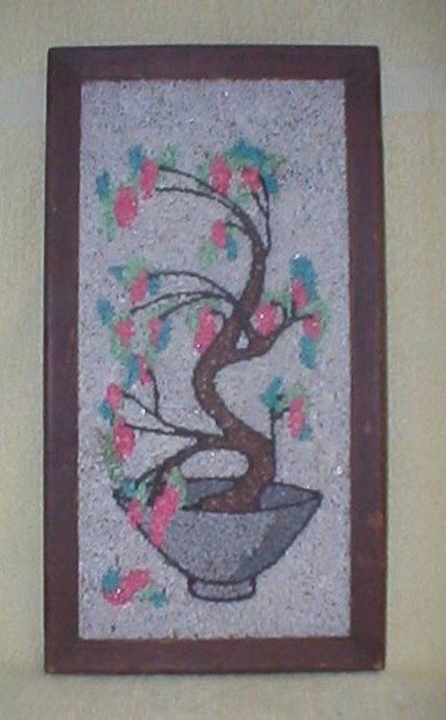 Gravel Art Picture Bonsai Tree