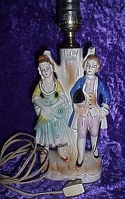 Colonial Couple Small Lamp