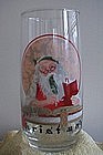 Norman Rockwell Santa/Coca Cola Glass