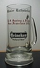 Moser Rathskeller Heineken Beer Mug