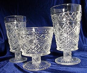 Hazel Atlas Gothic Pattern Glassware