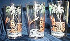 Vintage Glass Tumblers Puerto Rico