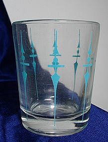 Vintage "Staccato" Glass Tumbler