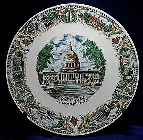 The Capitol, Washington D.C,. Collector Plate