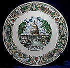 The Capitol, Washington D.C,. Collector Plate