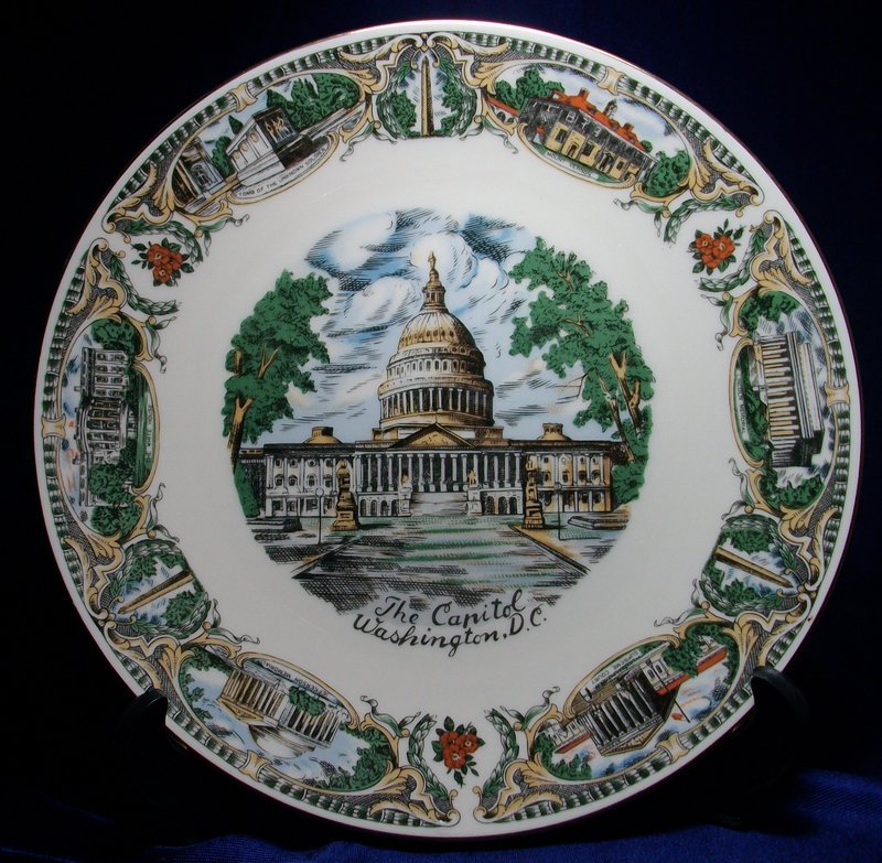 The Capitol, Washington D.C,. Collector Plate