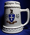 Nassau China WV University 1949 Ceramic Stein