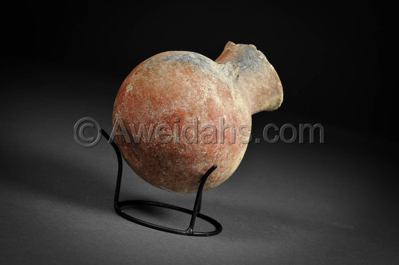 Ancient Canaanite Early Bronze Age pottery jar, 3000 BC