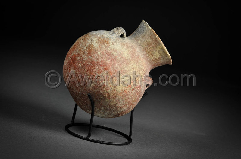 Ancient Canaanite Early Bronze Age pottery jar, 3000 BC