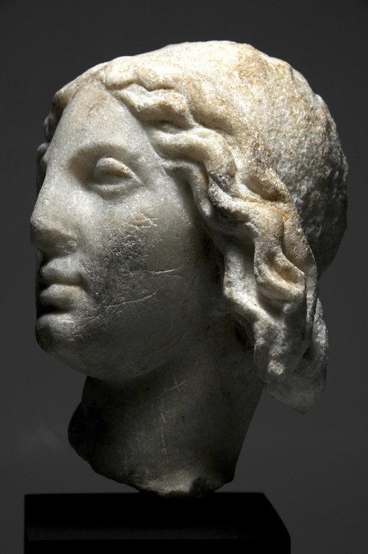 Ancient Roman marble head of Aphrodite, 1st-2nd Cent.