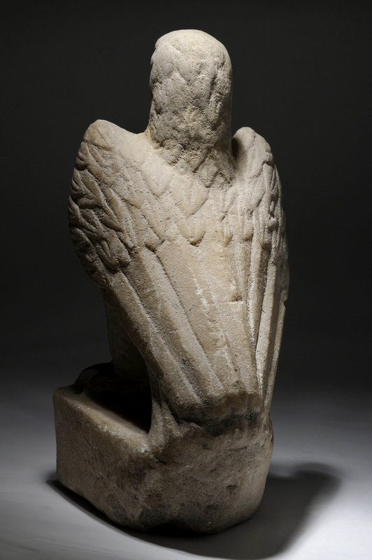 Ancient Roman imperial marble figure of an eagle,100 AD