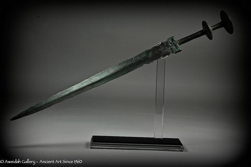 Ancient Persian Bronze Sword, 1200 - 800 BC