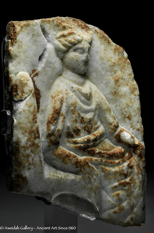 Roman marble wall fragment, 100 – 300 AD