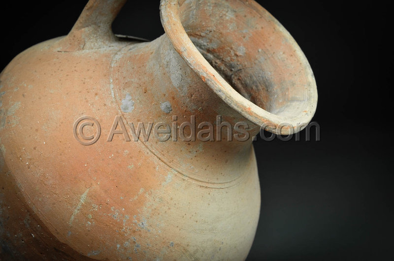 Greek-Hellenistic pottery wine pitcher, 300 BC
