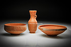 RARE-Nabatean reddish pottery wine vessels,100 BC-100AD