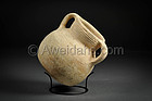 Ancient Biblical Iron Age pottery wine set, 1000 BC