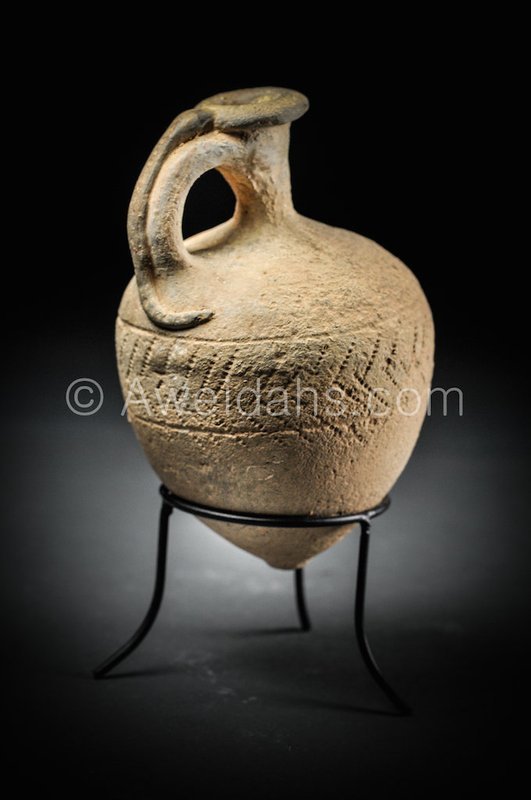Canaanite Middle Bronze Age Snake jar, 1730 BC