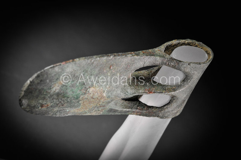 Canaanite bronze duck bill axe-head, Middle Bronze Age, 1750 B.C.