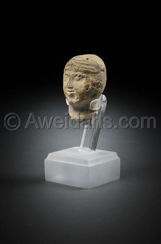 Iron Age II Israelite terracotta head of Astarte, 900 BC