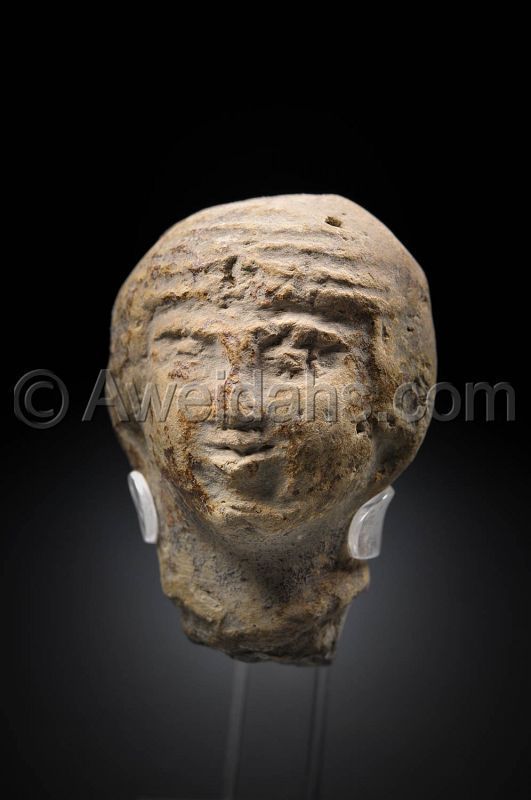 Iron Age II Israelite terracotta head of Astarte, 900 BC