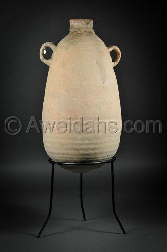 Ancient Hellenistic pottery wine storage amphora, 2nd - 1st Cent. B.C.