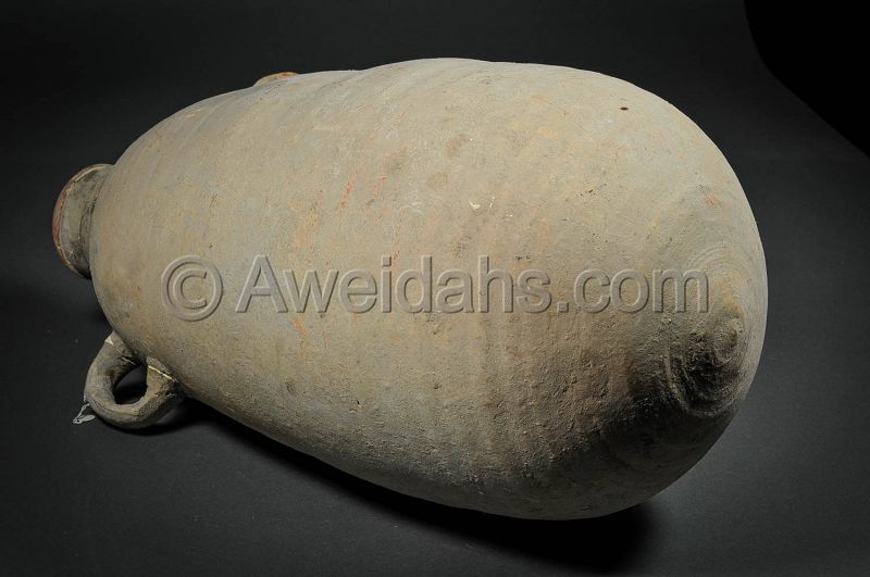 Ancient Hellenistic pottery wine storage amphora, 2nd - 1st Cent. B.C.
