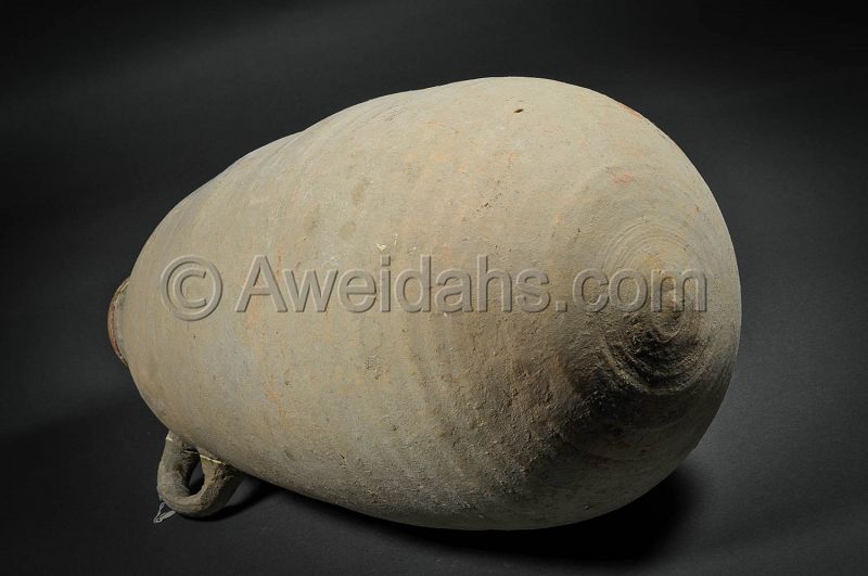 Ancient Hellenistic pottery wine storage amphora, 2nd - 1st Cent. B.C.