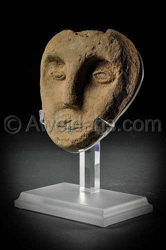 Roman terracotta mask, 1st - 3rd Cent. A.D.