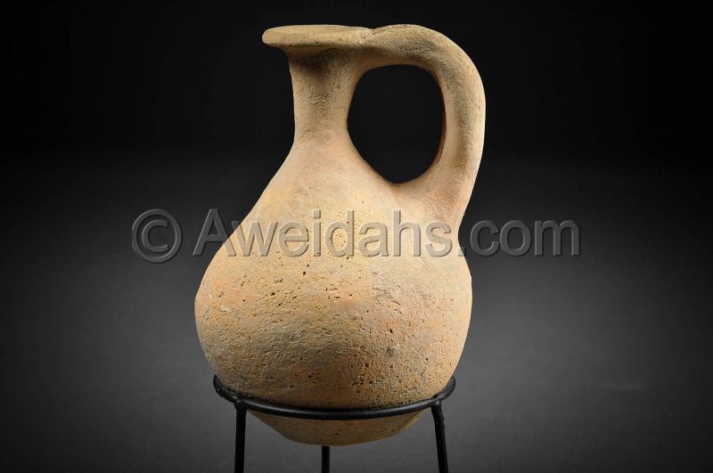 Biblical Middle Bronze Age pottery perfume jar, 1850 - 1550 BC