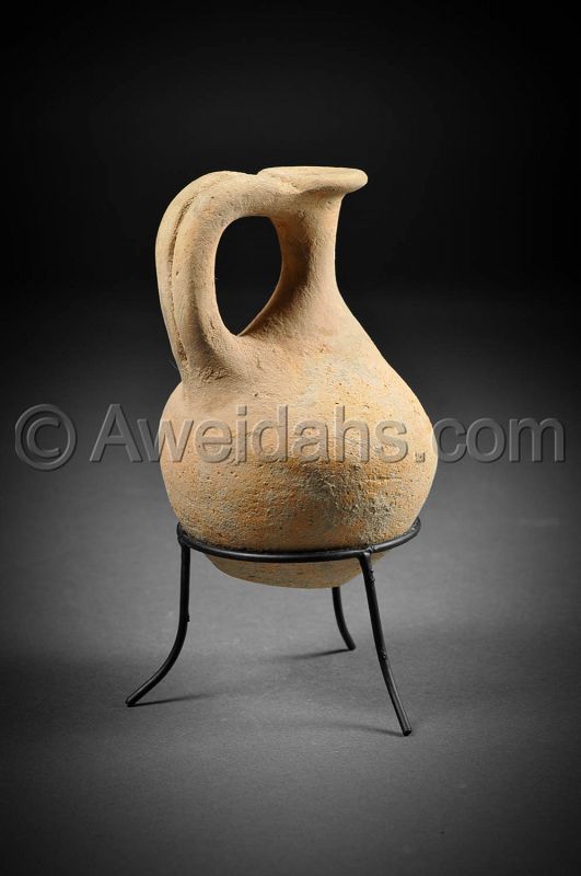 Biblical Middle Bronze Age pottery perfume jar, 1850 - 1550 BC