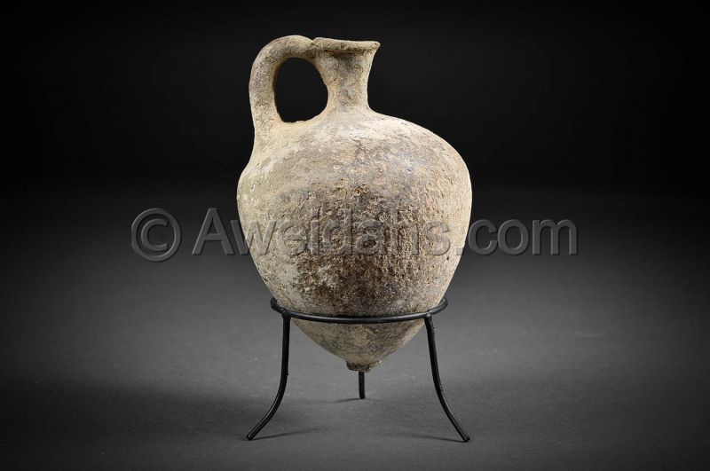 Canaanite Middle Bronze Age pottery perfume jar, 1850 - 1550 BC