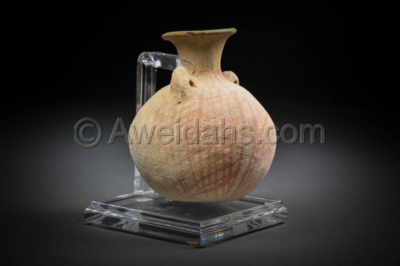 Canaanite, Early Bronze Age painted pottery jar, 3100 - 2000 BC