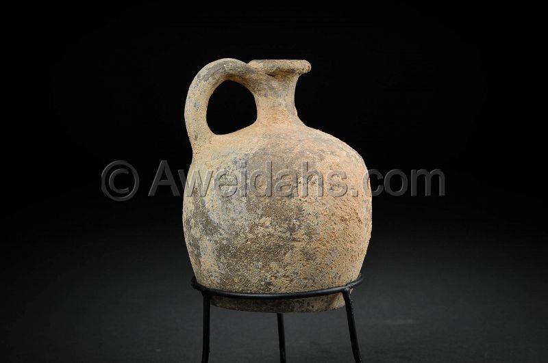 Biblical Middle Bronze Age pottery perfume jar, 1850 - 1550 BC