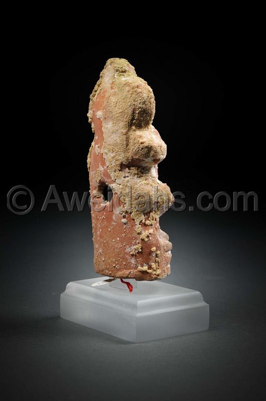 Hollow terracotta figure of harpocrates, 100 BC/AD