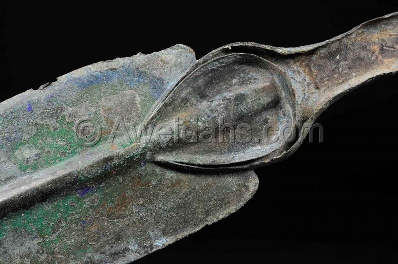 Ancient bronze short sword, 1200 – 800 BC