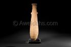 Ancient Iron Age pottery alabastron flask, 1000 BC